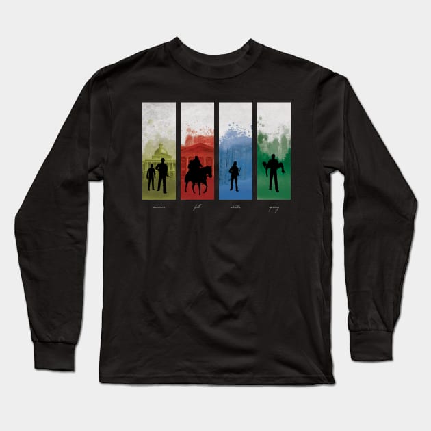 The Change of Seasons Long Sleeve T-Shirt by patrickkingart